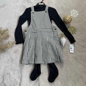 Carter's Black and White Checkered Kids Dress